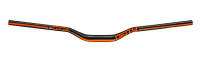 Deity Blacklabel 800 Lenker, 800 mm, 38 mm Rise, 31.8 mm Lenkerklemmung. Black / Orange.