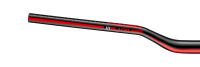 Deity Blacklabel 800 Lenker, 800 mm, 38 mm Rise, 31.8 mm Lenkerklemmung. Black / Red.
