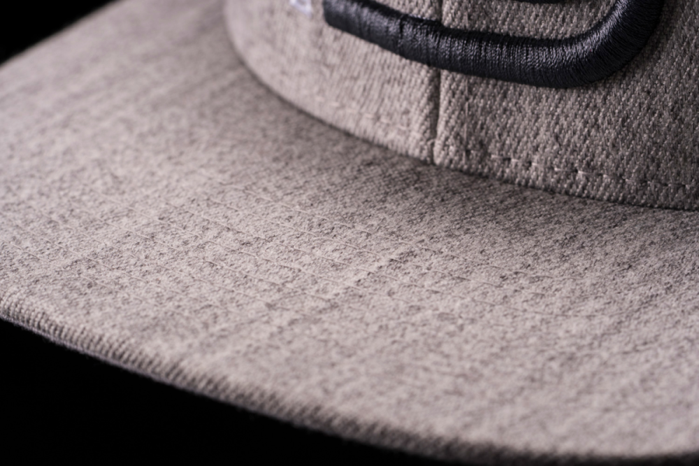 Deity Circuit Snapback Hat. Grey.
