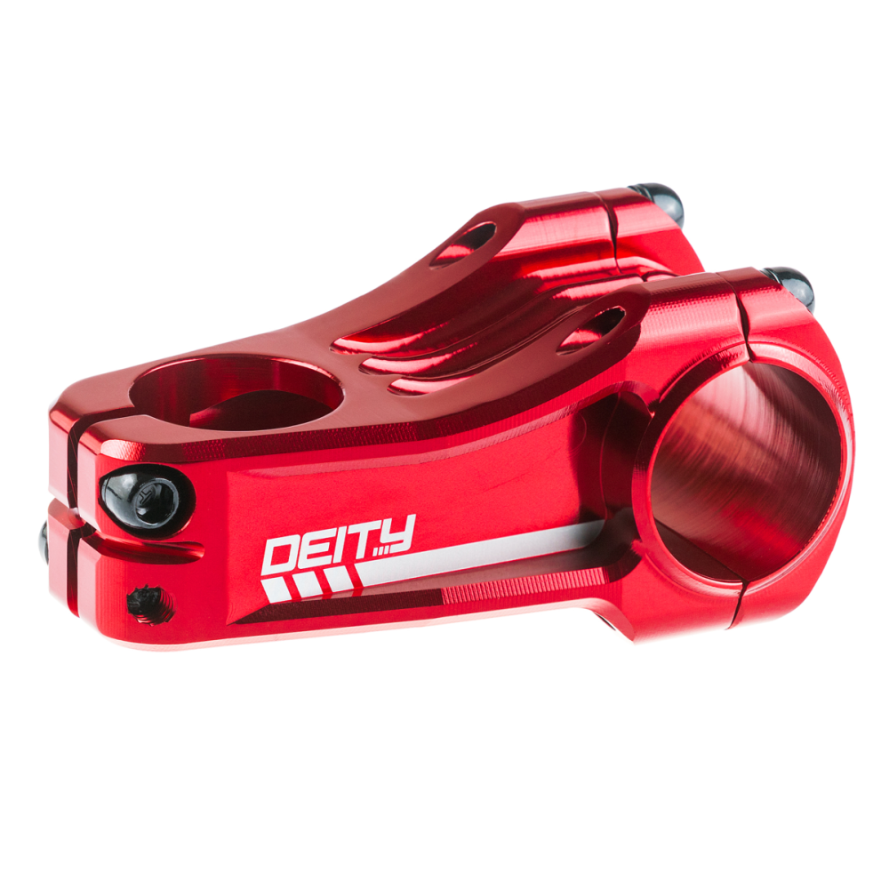 Deity Copperhead Vorbau 65 mm Länge, 31.8 mm Lenkerklemmung. Red.