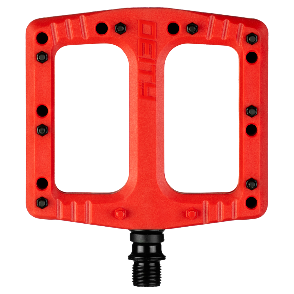 Deity Deftrap Pedale. Red.