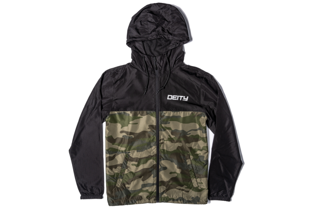 Deity Fastback Windbreaker, X-Large. Camo
