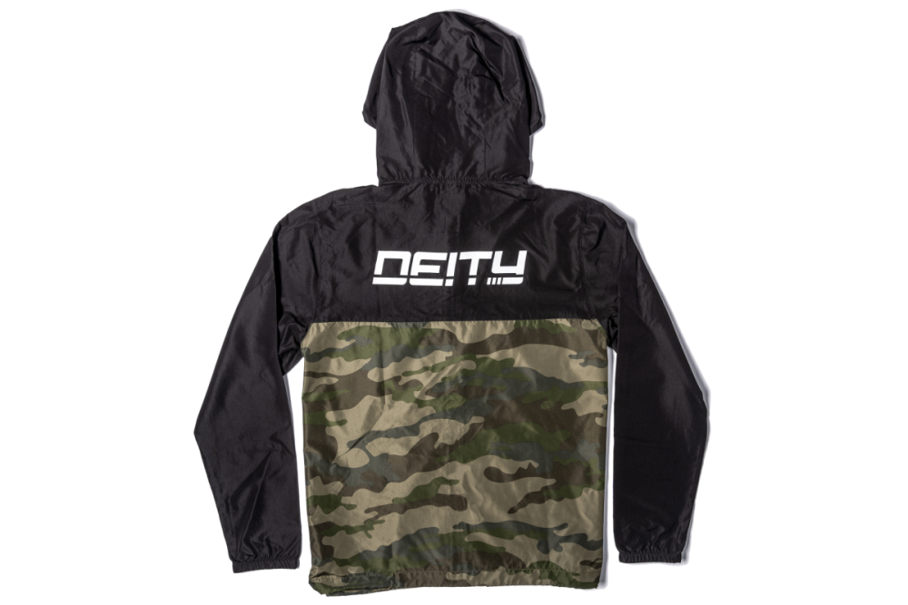 Deity Fastback Windbreaker, X-Large. Camo