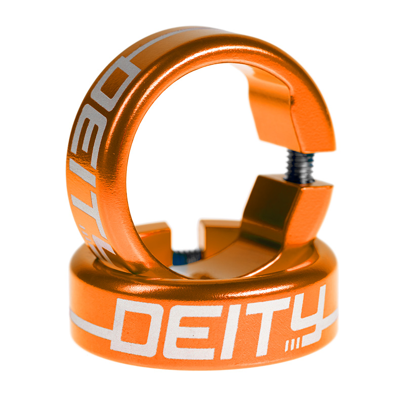 Deity Grip Clamp für Lock-On Griffe. Orange. 17.00