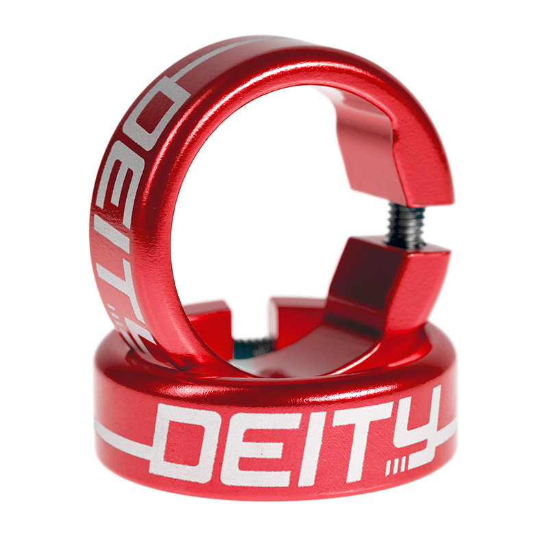 Deity Grip Clamp für Lock-On Griffe. Red. 17.00