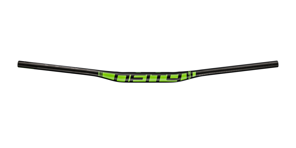 Deity Holeshot 35 Lenker, 825 mm Breite, 15 mm Rise, 35.0 mm Lenkerklemmung. Black/Green.