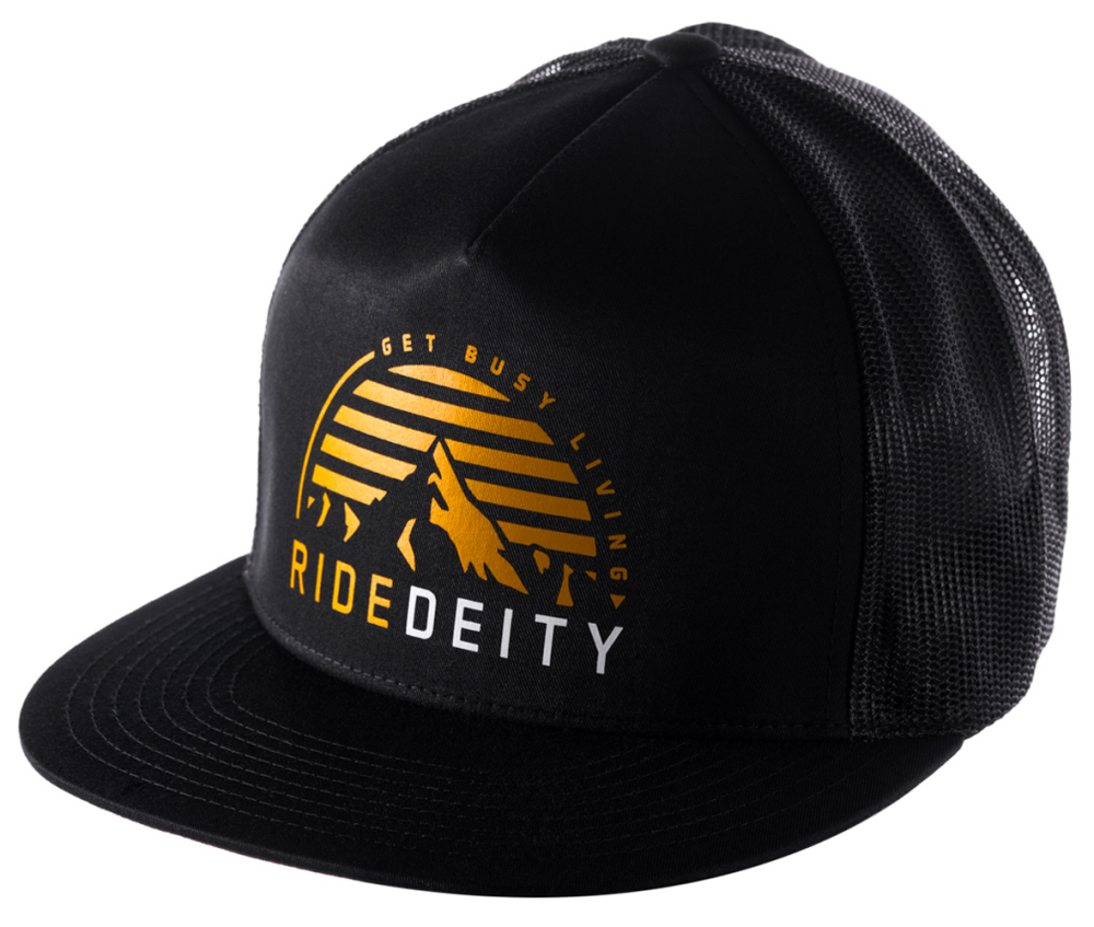 Deity Horizon Trucker Hat. Black.