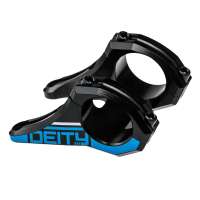 Deity Intake Direct Mount Vorbau 50 mm Länge, 31.8 mm Lenkerklemmung. Black/Blue.