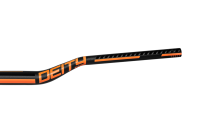 Deity Racepoint Lenker, 810 mm, 38 mm Rise, 35 mm Lenkerklemmung. Black / Orange.