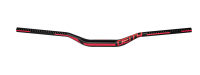 Deity Racepoint Lenker, 810 mm, 38 mm Rise, 35 mm Lenkerklemmung. Black / Red.