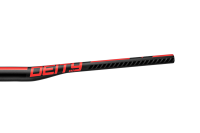 Deity Ridgeline Lenker, 800 mm, 15 mm Rise, 35 mm Lenkerklemmung. Black / Red.