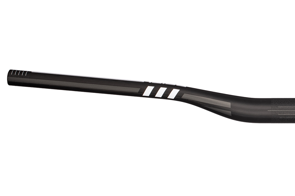 Deity Skywire Carbonlenker, 800 mm, 25 mm Rise, 35 mm Lenkerklemmung. Carbon / Stealth.