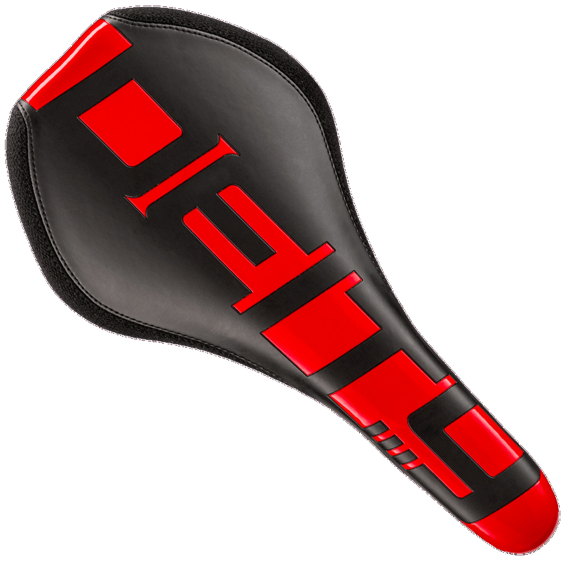 Deity Speedtrap AM Sattel, CroMo. Black / Red.