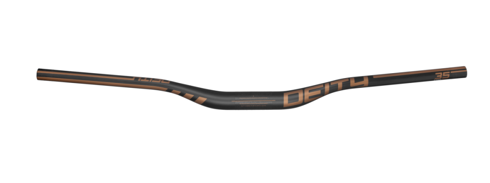 Deity Speedway Carbonlenker, 810 mm, 30 mm Rise, 35 mm Lenkerklemmung. Carbon / Bronze.