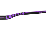 Deity Speedway Carbonlenker, 810 mm, 30 mm Rise, 35 mm Lenkerklemmung. Carbon / Purple.