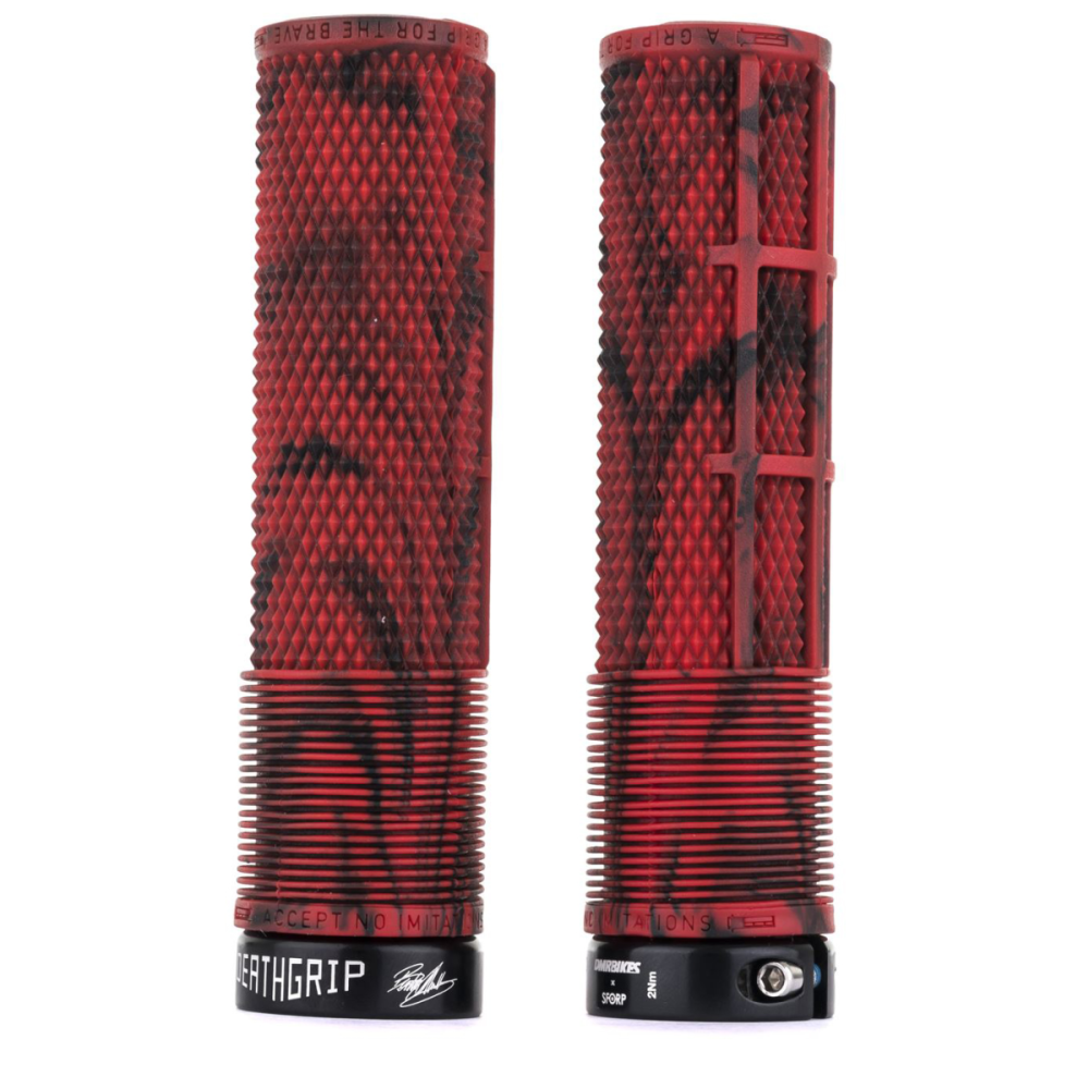 DMR Brendog DeathGrip CLASSIC, dünne Version (29.8 mm). Marble Red.