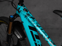 DyedBro E-Bike Frame Protection Camo. Black.
