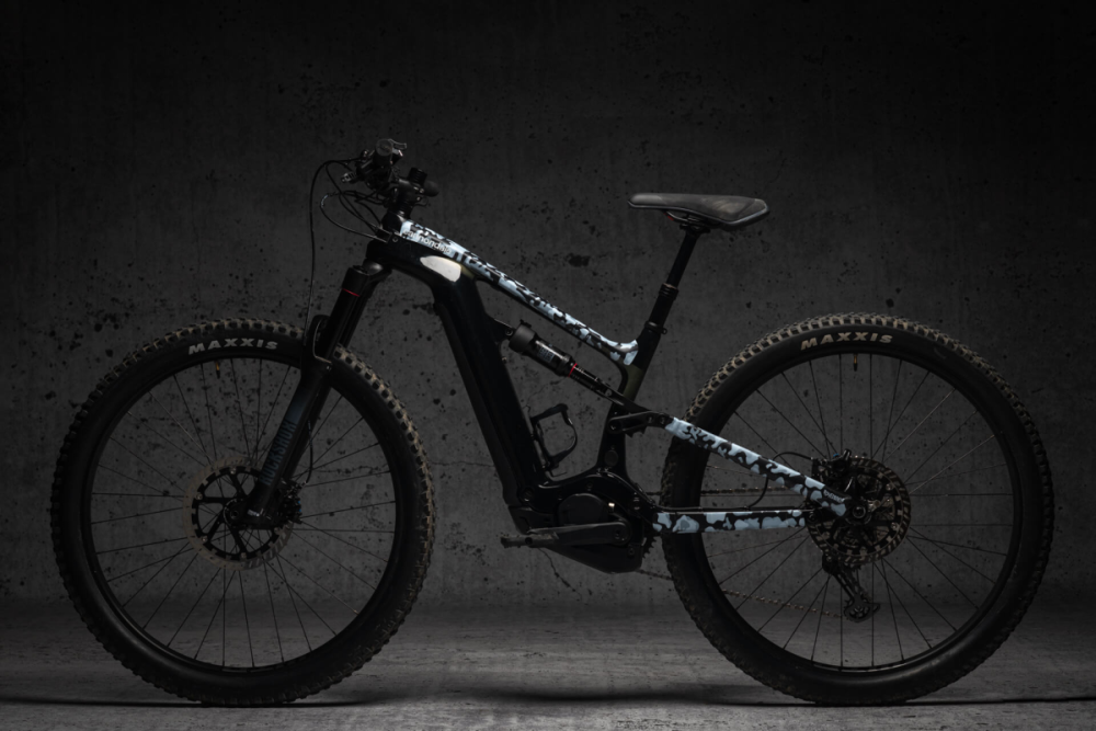 DyedBro E-Bike Frame Protection Camo. White.