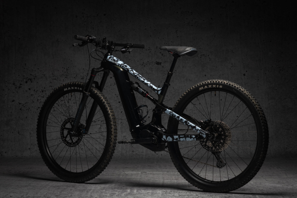 DyedBro E-Bike Frame Protection Camo. White.
