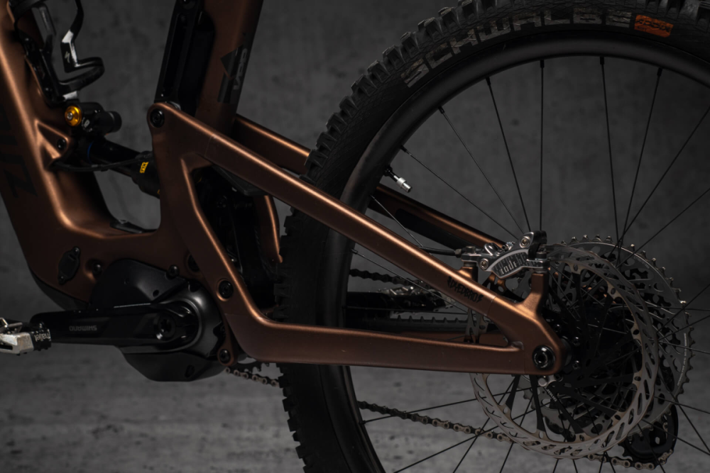 DyedBro E-Bike Frame Protection Clear Matt. Black.