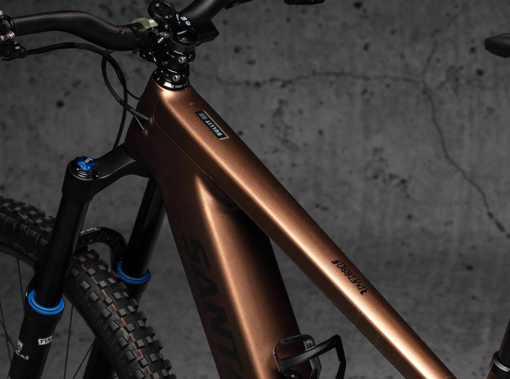 DyedBro E-Bike Frame Protection Clear Matt. Black.