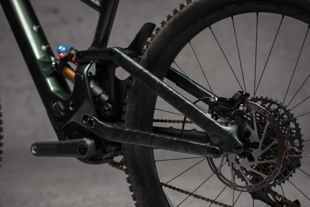 DyedBro E-Bike Frame Protection Viking. Black.