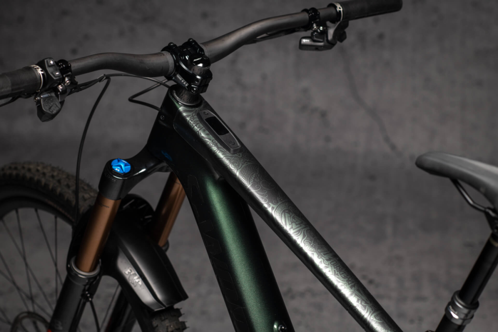DyedBro E-Bike Frame Protection Viking. Black.