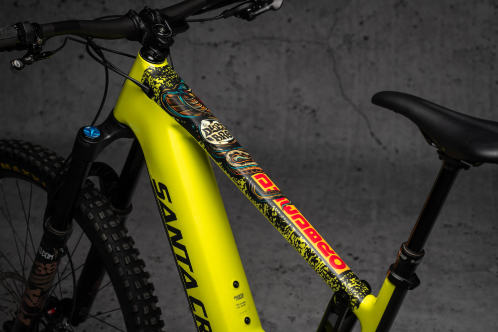 DyedBro E-Bike Frame Protection. Black.