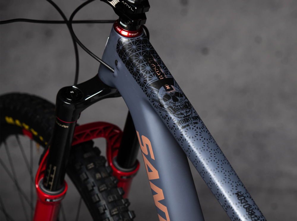 DyedBro Frame Protection Anthony Napo MTB Signature Series. Black.