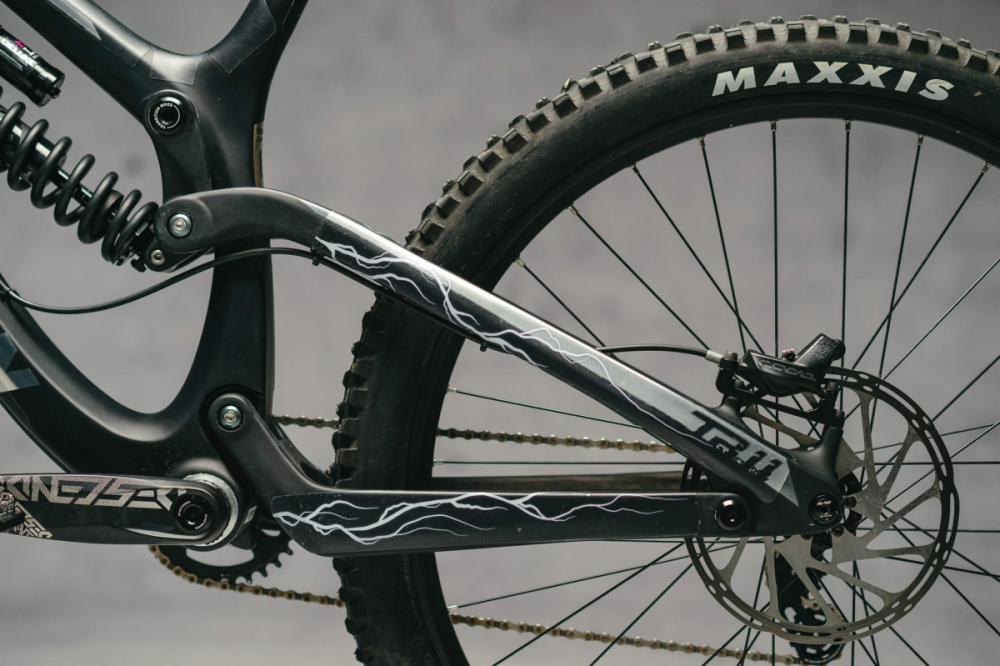 DyedBro Frame Protection Lightning. Blue.