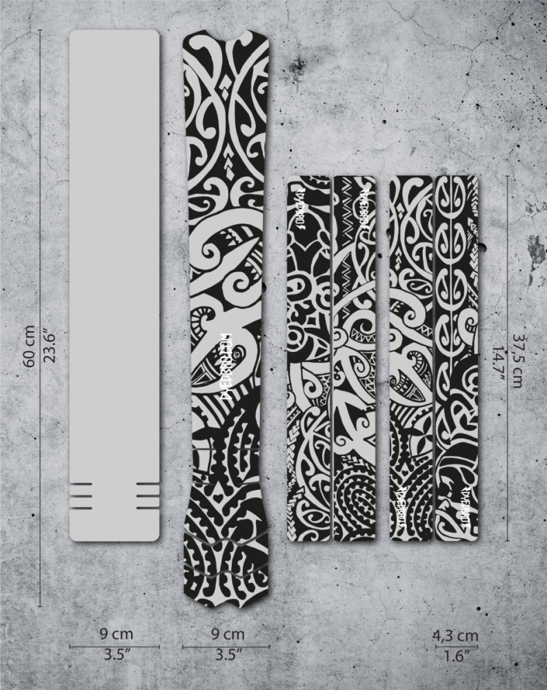 DyedBro Frame Protection Maori. Black.