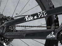 DyedBro Frame Protection Ride or Die. White.