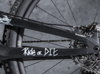 DyedBro Frame Protection Ride or Die. White.