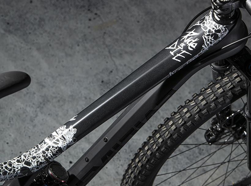 DyedBro Frame Protection Ride or Die. White.