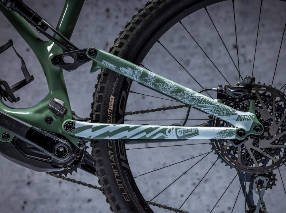 DyedBro Frame Protection Stormstatic Bikes Camera Action. White.