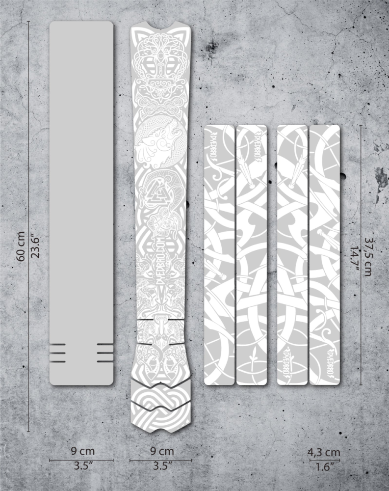 DyedBro Frame Protection Viking. White.