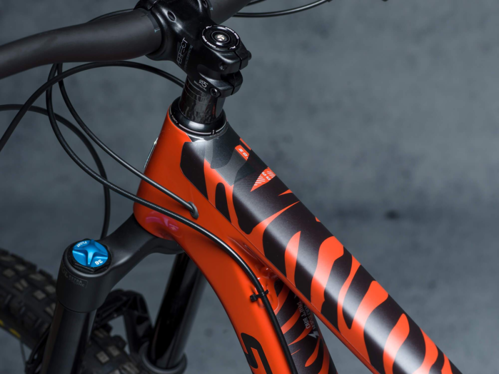 DyedBro Frame Protection Zebra. Gloss Black.