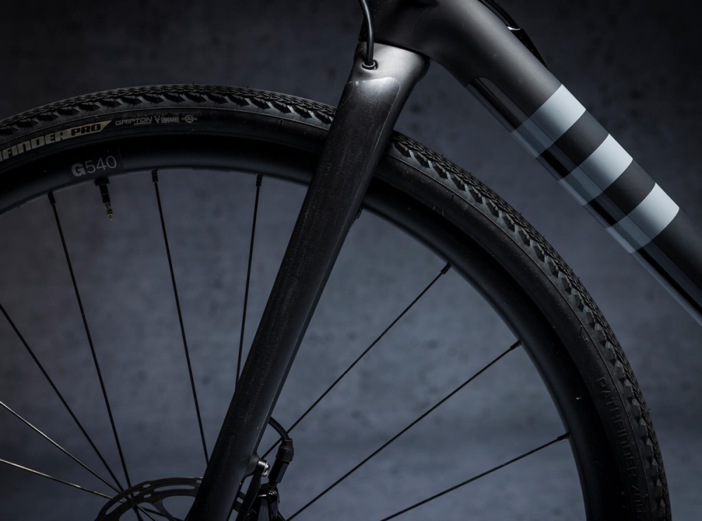 DyedBro Gravel Frame Protection. Clear Matt. Black.