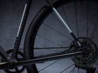 DyedBro Gravel Frame Protection. Clear Matt. Black.