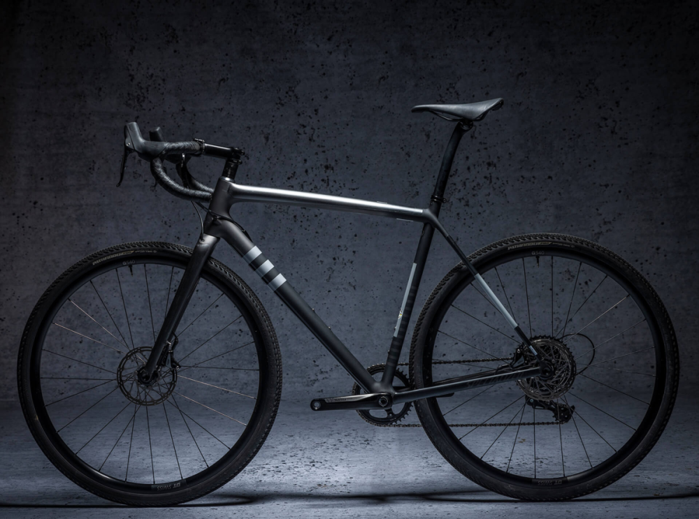 DyedBro Gravel Frame Protection. Clear Matt. Black.