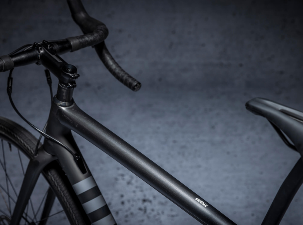 DyedBro Gravel Frame Protection. Clear Matt. Black.