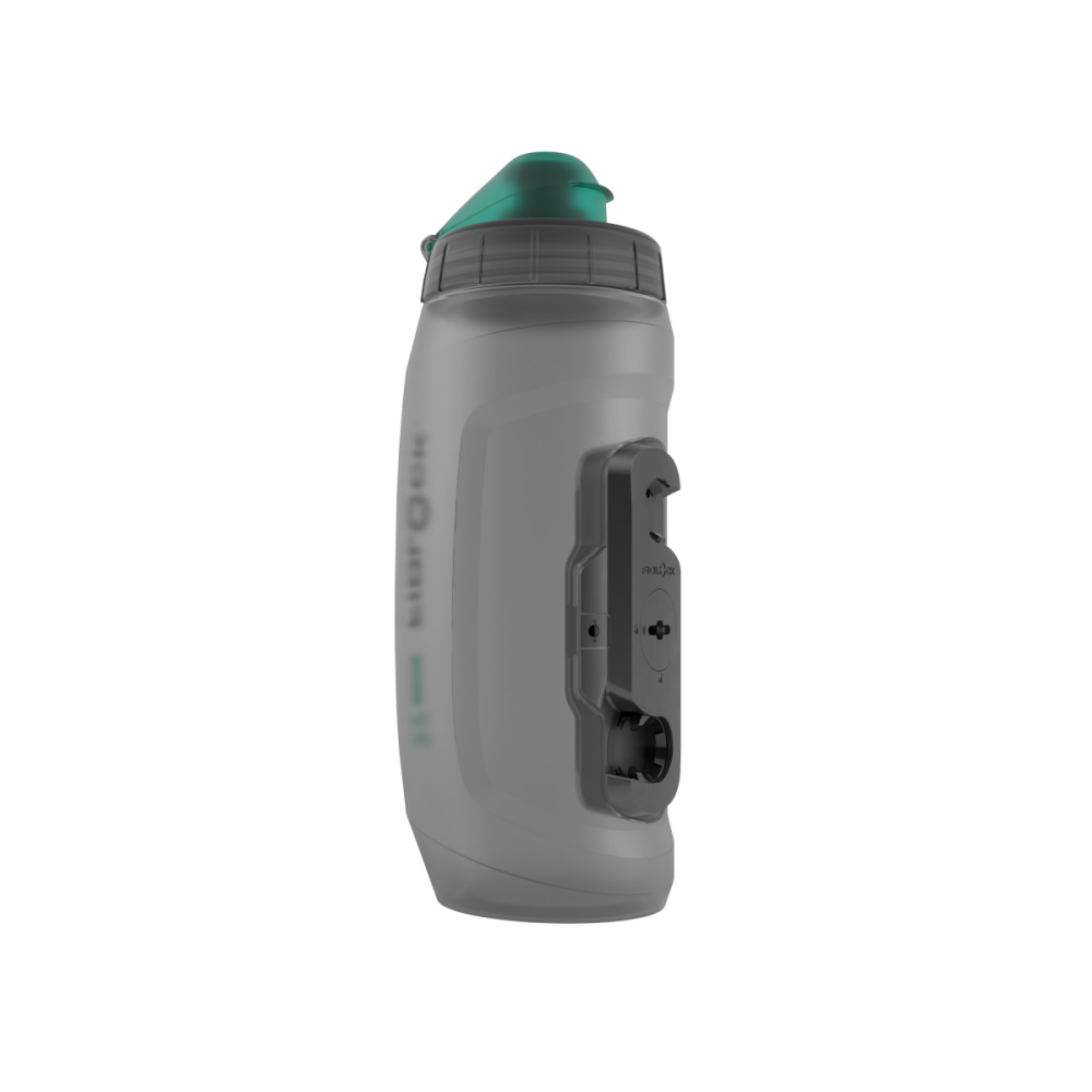 Fidlock TWIST Trinkflasche 590 ml antibakteriell, Single (mit Bottle Connector, ohne Base). Transparent Blac