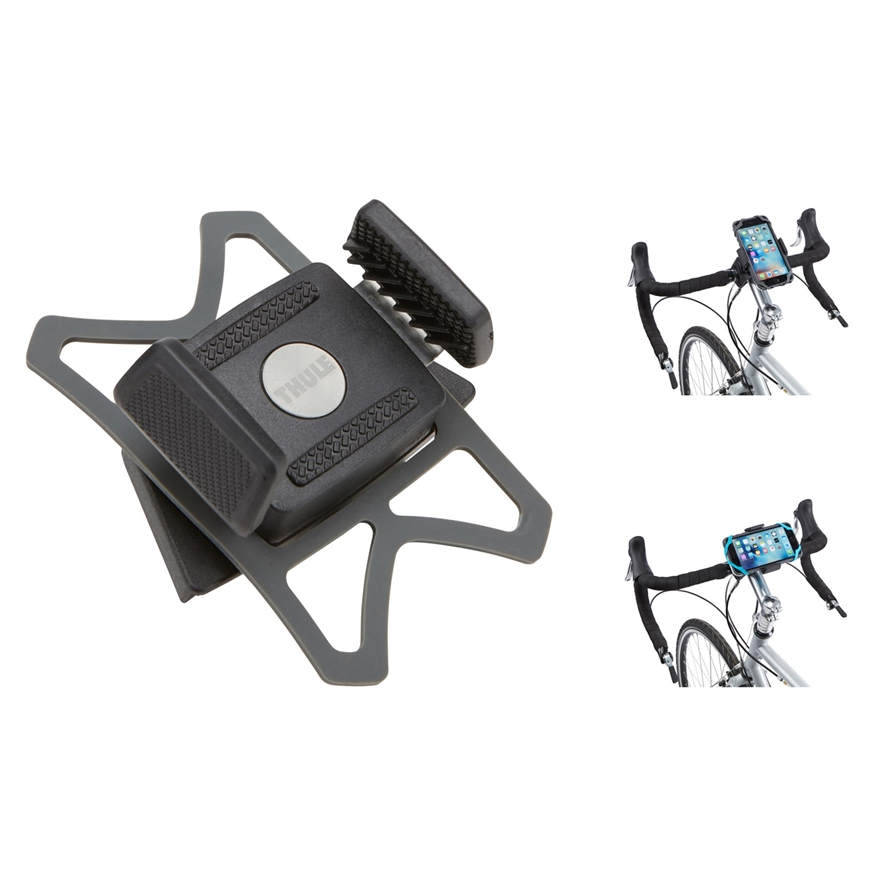 Thule Smartphonehalter PnP Stahl/Alu/Nylon / 0.21kg / BlackDurch Anbringen eines Smartphones an einemhande