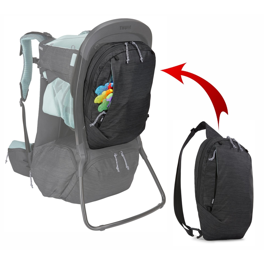 Thule Tragetasche Sapling Sapling ab MY21 / Black- Volumen: 10 Liter- Gewicht: 0.34kg