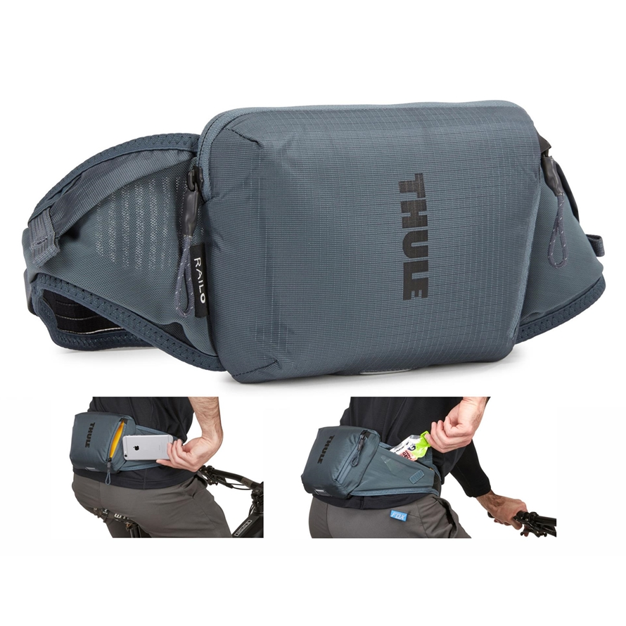 Thule SV Hüfttasche Rail 0L Dark Sla 0.5 Liter Dark SlateHolen Sie das Optimum aus kurzen Strecken herausm