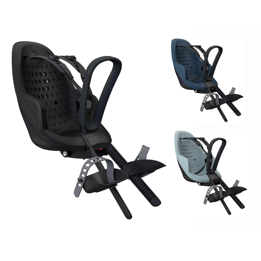 Thule SV Sitz Yepp 2 MINI Blue Majolica Blue / Montage am Vorbau