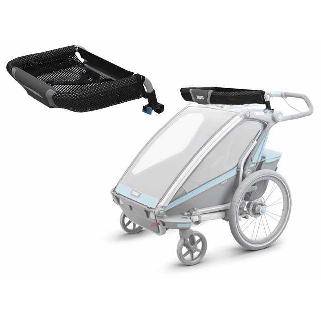 Thule Gepäckträger 2 für Crossbar ALLE Anhänger mit Crossbar2 Plätzer, max. 2.3kg Zuladung