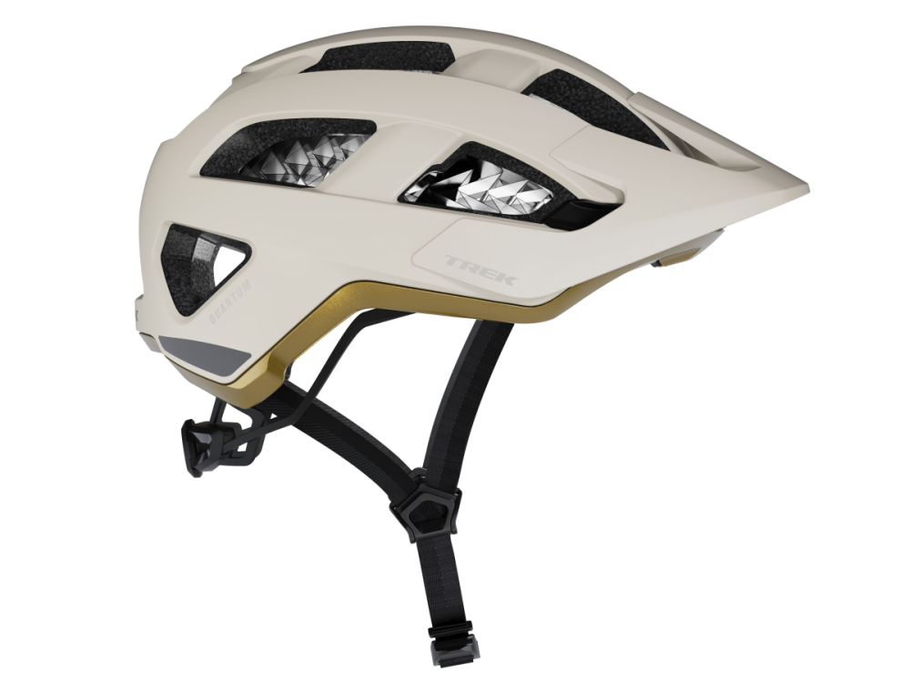 Trek Helm Quantum WaveCel L Era White/Gold CE
