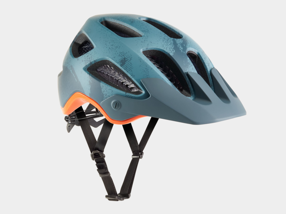 Trek Helm Rally WaveCel L Battleship Blue/Orange CE