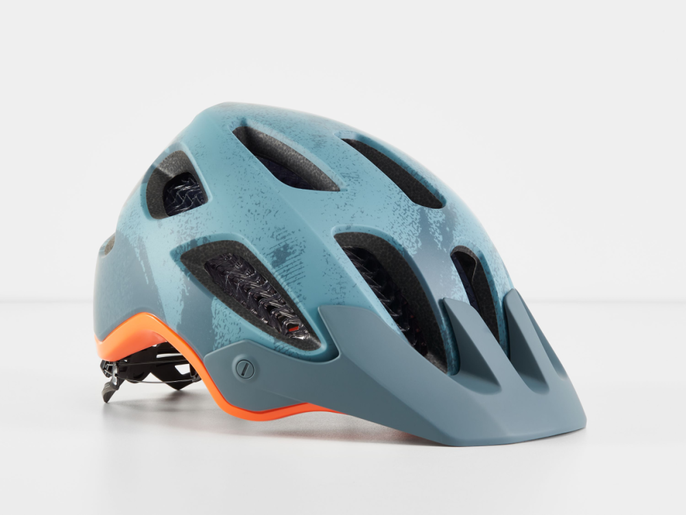 Trek Helm Rally WaveCel S Battleship Blue/Orange CE